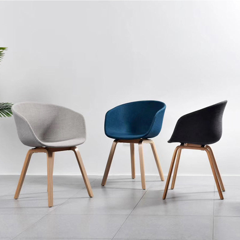 Scandinavian Home Arm Chair Indoor Wingback Plastic Dining Room Chair Set Clearhalo ' kitchen&dining_furn' 'Dining Chairs' 'Dining Tables & Seating' 'dining_chair' 'Furniture' 'furniture_dining_chair' 'Kitchen & Dining Furniture' 'kitchen' 3574327