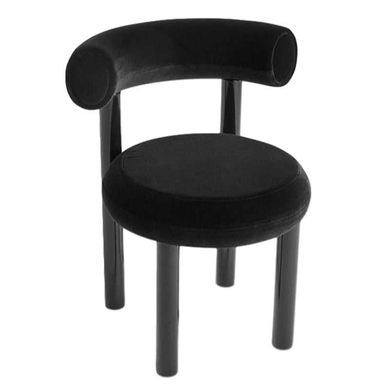 Minimalist Opening Back Dining Side Chair Metal Kitchen Dining Side Chair Clearhalo ' kitchen&dining_furn' 'Dining Chairs' 'Dining Tables & Seating' 'dining_chair' 'furn' 'furn_dining_chair' 'Furniture' 'furniture_dining_chair' 'Kitchen & Dining Furniture' 'kitchen' 3574357