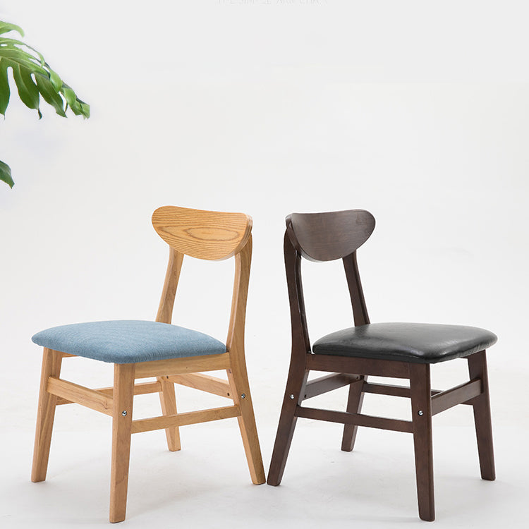 Contemporary Home Side Chair Upholstered Open Back Wood Dining Room Chair Clearhalo ' kitchen&dining_furn' 'Dining Chairs' 'Dining Tables & Seating' 'dining_chair' 'furn' 'furn_dining_chair' 'Furniture' 'furniture_dining_chair' 'Kitchen & Dining Furniture' 'kitchen' 3574429