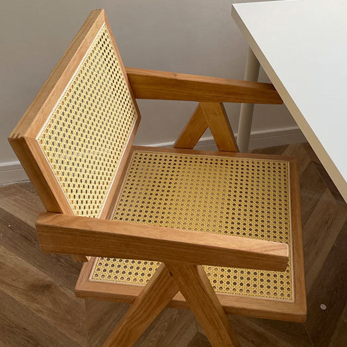 Contemporary Solid Wood Dining Room Chair Set Open Back Dining Arm Chair Clearhalo ' kitchen&dining_furn' 'Dining Chairs' 'Dining Tables & Seating' 'dining_chair' 'furn' 'furn_dining_chair' 'Furniture' 'furniture_dining_chair' 'Kitchen & Dining Furniture' 'kitchen' 3574482