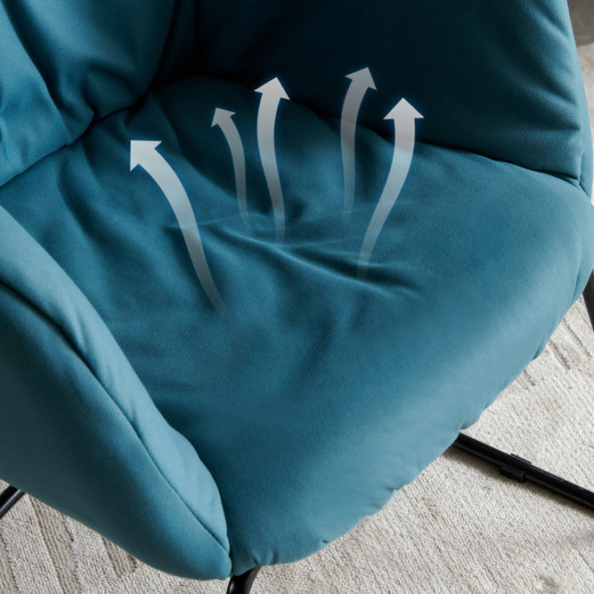 Modern Black Solid Back Dining Arm Chair Metal Kitchen Dining Arm Chair Clearhalo ' kitchen&dining_furn' 'Dining Chairs' 'Dining Tables & Seating' 'dining_chair' 'furn' 'furn_dining_chair' 'Furniture' 'furniture_dining_chair' 'Kitchen & Dining Furniture' 'kitchen' 3574502