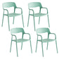 Plastic Stackable Dining Chair Contemporary Design Multicolor Arm Chair Light Green 4 Piece Set Clearhalo ' kitchen&dining_furn' 'Dining Chairs' 'Dining Tables & Seating' 'dining_chair' 'furn' 'furn_dining_chair' 'Furniture' 'furniture_dining_chair' 'Kitchen & Dining Furniture' 'kitchen' 3574555