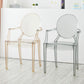 Contemporary Plastic Dining Chair Open Back Side Chair with 4 Legs for Home Use Clearhalo ' kitchen&dining_furn' 'Dining Chairs' 'Dining Tables & Seating' 'dining_chair' 'furn' 'furn_dining_chair' 'Furniture' 'furniture_dining_chair' 'Kitchen & Dining Furniture' 'kitchen' 3574569