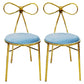 Glam Style Metal Side Chair Open Back Dining Chair with Gold Legs for Home Use Light Blue 2 Piece Set Clearhalo ' kitchen&dining_furn' 'Dining Chairs' 'Dining Tables & Seating' 'dining_chair' 'furn' 'furn_dining_chair' 'Furniture' 'furniture_dining_chair' 'Kitchen & Dining Furniture' 'kitchen' 3574589