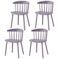 Home Contemporary Side Chair Windsor Back Plastic Dining Room Chair Set Grey 4 Piece Set Clearhalo ' kitchen&dining_furn' 'Dining Chairs' 'Dining Tables & Seating' 'dining_chair' 'furn' 'furn_dining_chair' 'Furniture' 'furniture_dining_chair' 'Kitchen & Dining Furniture' 'kitchen' 3574609