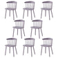 Home Contemporary Side Chair Windsor Back Plastic Dining Room Chair Set Grey 8 Piece Set Clearhalo ' kitchen&dining_furn' 'Dining Chairs' 'Dining Tables & Seating' 'dining_chair' 'furn' 'furn_dining_chair' 'Furniture' 'furniture_dining_chair' 'Kitchen & Dining Furniture' 'kitchen' 3574612
