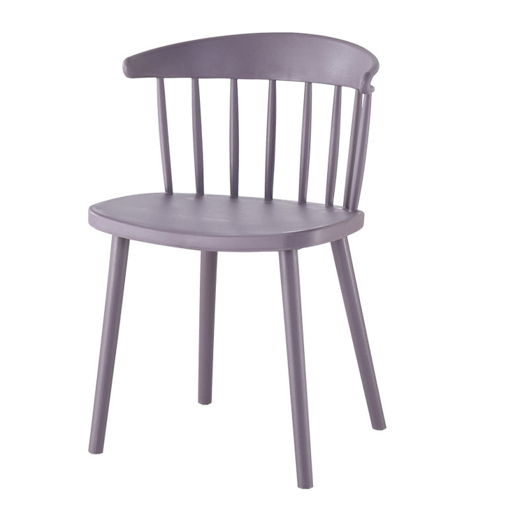 Home Contemporary Side Chair Windsor Back Plastic Dining Room Chair Set Clearhalo ' kitchen&dining_furn' 'Dining Chairs' 'Dining Tables & Seating' 'dining_chair' 'furn' 'furn_dining_chair' 'Furniture' 'furniture_dining_chair' 'Kitchen & Dining Furniture' 'kitchen' 3574614