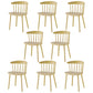 Home Contemporary Side Chair Windsor Back Plastic Dining Room Chair Set Yellow 8 Piece Set Clearhalo ' kitchen&dining_furn' 'Dining Chairs' 'Dining Tables & Seating' 'dining_chair' 'furn' 'furn_dining_chair' 'Furniture' 'furniture_dining_chair' 'Kitchen & Dining Furniture' 'kitchen' 3574627