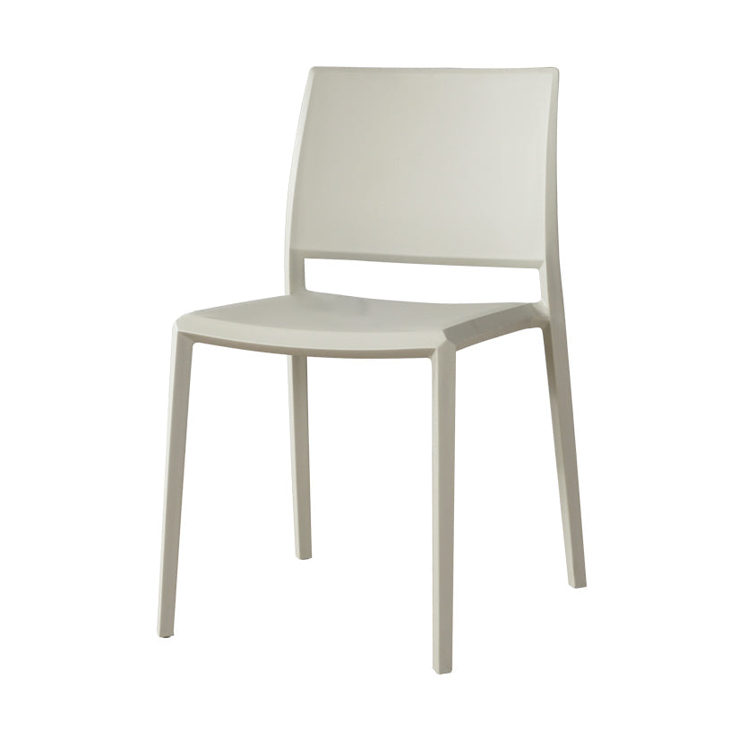 Nordic Style Armless Plastic Dining Room Chairs Open Back Dining Side Chair Clearhalo ' kitchen&dining_furn' 'Dining Chairs' 'Dining Tables & Seating' 'dining_chair' 'furn' 'furn_dining_chair' 'Furniture' 'furniture_dining_chair' 'Kitchen & Dining Furniture' 'kitchen' 3574701