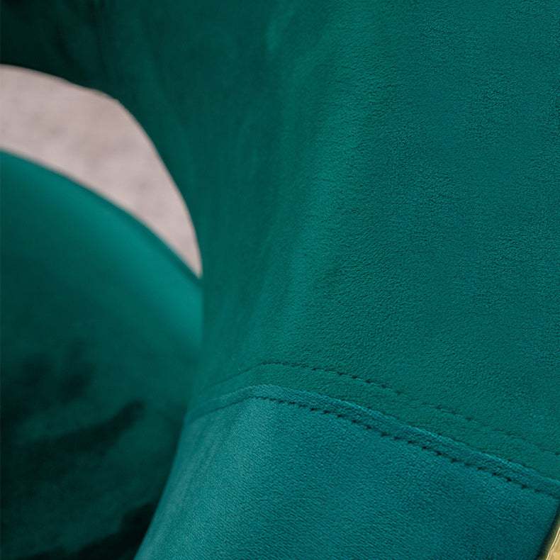 Minimalist Metal Kitchen Dining Side Chair Opening Back Dining Side Chair Clearhalo ' kitchen&dining_furn' 'Dining Chairs' 'Dining Tables & Seating' 'dining_chair' 'furn' 'furn_dining_chair' 'Furniture' 'furniture_dining_chair' 'Kitchen & Dining Furniture' 'kitchen' 3574737