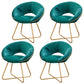 Minimalist Metal Kitchen Dining Side Chair Opening Back Dining Side Chair Green 4 Piece Set Clearhalo ' kitchen&dining_furn' 'Dining Chairs' 'Dining Tables & Seating' 'dining_chair' 'furn' 'furn_dining_chair' 'Furniture' 'furniture_dining_chair' 'Kitchen & Dining Furniture' 'kitchen' 3574738