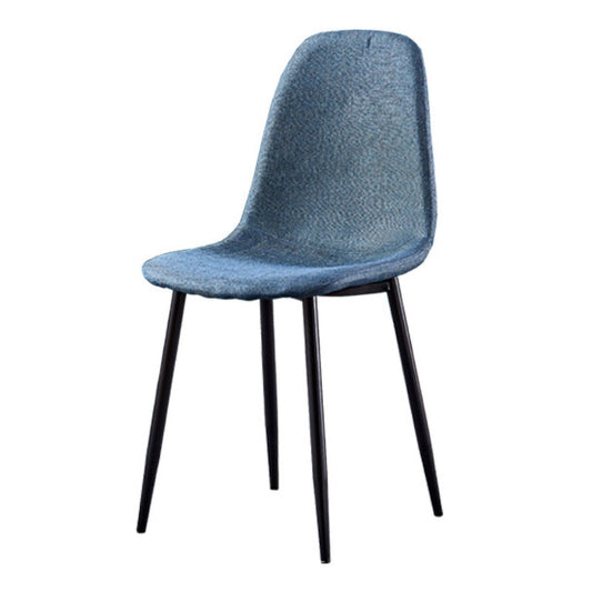 Glam Style Metal Side Chair Matte Finish Dining Chair for Dinning Room Clearhalo ' kitchen&dining_furn' 'Dining Chairs' 'Dining Tables & Seating' 'dining_chair' 'Furniture' 'furniture_dining_chair' 'Kitchen & Dining Furniture' 'kitchen' 3574864