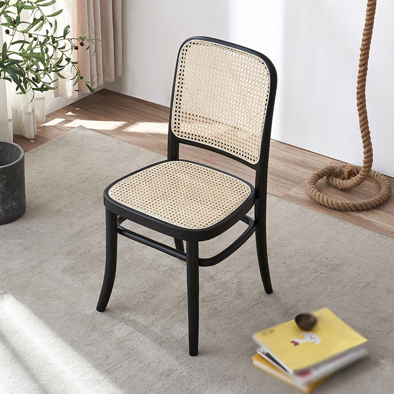 Modern Solid Wood Kitchen Dining Side Chair Opening Back Dining Side Chair Clearhalo ' kitchen&dining_furn' 'Dining Chairs' 'Dining Tables & Seating' 'dining_chair' 'furn' 'furn_dining_chair' 'Furniture' 'furniture_dining_chair' 'Kitchen & Dining Furniture' 'kitchen' 3574896