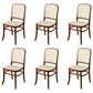 Modern Solid Wood Kitchen Dining Side Chair Opening Back Dining Side Chair Tan 6 Piece Set Clearhalo ' kitchen&dining_furn' 'Dining Chairs' 'Dining Tables & Seating' 'dining_chair' 'furn' 'furn_dining_chair' 'Furniture' 'furniture_dining_chair' 'Kitchen & Dining Furniture' 'kitchen' 3574903