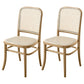 Modern Solid Wood Kitchen Dining Side Chair Opening Back Dining Side Chair Natural 2 Piece Set Clearhalo ' kitchen&dining_furn' 'Dining Chairs' 'Dining Tables & Seating' 'dining_chair' 'furn' 'furn_dining_chair' 'Furniture' 'furniture_dining_chair' 'Kitchen & Dining Furniture' 'kitchen' 3574906