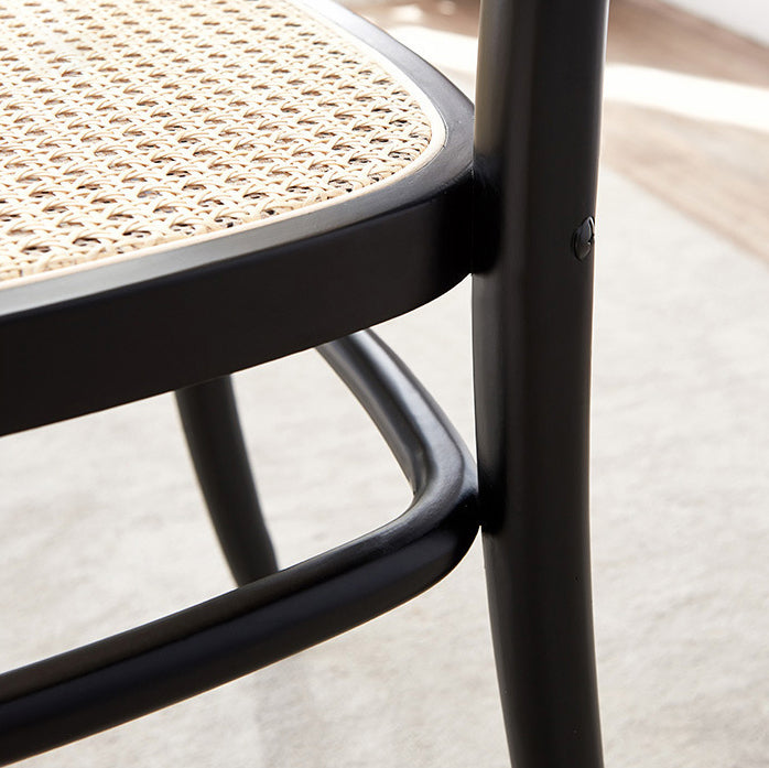 Modern Solid Wood Kitchen Dining Side Chair Opening Back Dining Side Chair Clearhalo ' kitchen&dining_furn' 'Dining Chairs' 'Dining Tables & Seating' 'dining_chair' 'furn' 'furn_dining_chair' 'Furniture' 'furniture_dining_chair' 'Kitchen & Dining Furniture' 'kitchen' 3574907