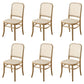 Modern Solid Wood Kitchen Dining Side Chair Opening Back Dining Side Chair Natural 6 Piece Set Clearhalo ' kitchen&dining_furn' 'Dining Chairs' 'Dining Tables & Seating' 'dining_chair' 'furn' 'furn_dining_chair' 'Furniture' 'furniture_dining_chair' 'Kitchen & Dining Furniture' 'kitchen' 3574909