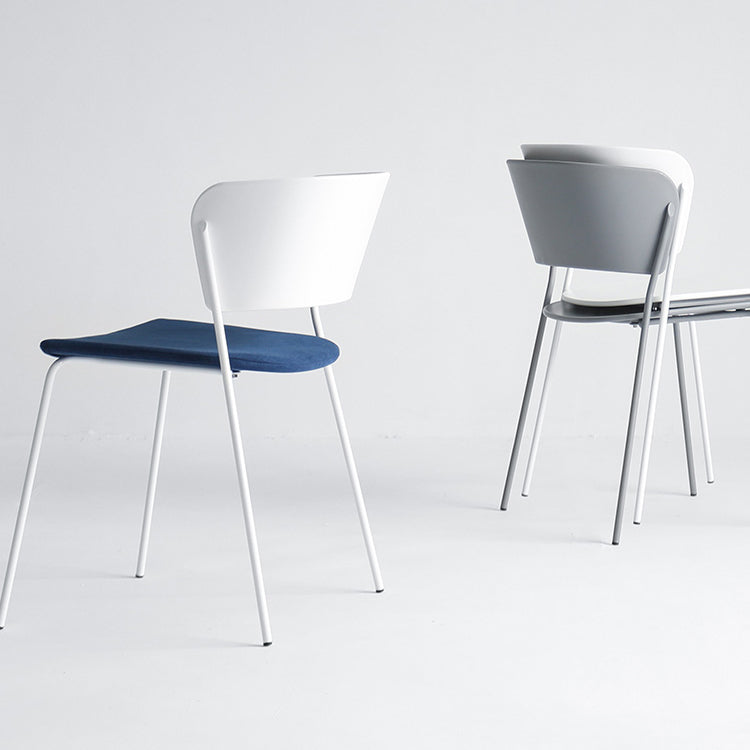 Contemporary Dining Chair Open Back Side Chair with Metal Legs for Home Use Clearhalo ' kitchen&dining_furn' 'Dining Chairs' 'Dining Tables & Seating' 'dining_chair' 'furn' 'furn_dining_chair' 'Furniture' 'furniture_dining_chair' 'Kitchen & Dining Furniture' 'kitchen' 3574985