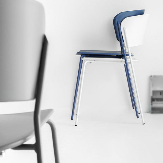 Contemporary Dining Chair Open Back Side Chair with Metal Legs for Home Use Clearhalo ' kitchen&dining_furn' 'Dining Chairs' 'Dining Tables & Seating' 'dining_chair' 'furn' 'furn_dining_chair' 'Furniture' 'furniture_dining_chair' 'Kitchen & Dining Furniture' 'kitchen' 3574986