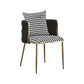 Scandinavian Bedroom Velvet Side Chair Light Color Solid Back Dining Chair Black White 1 Piece Clearhalo ' kitchen&dining_furn' 'Dining Chairs' 'Dining Tables & Seating' 'dining_chair' 'furn' 'furn_dining_chair' 'Furniture' 'furniture_dining_chair' 'Kitchen & Dining Furniture' 'kitchen' 3575021