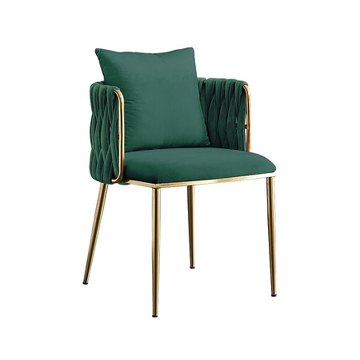 Scandinavian Bedroom Velvet Side Chair Light Color Solid Back Dining Chair Blackish Green 1 Piece Clearhalo ' kitchen&dining_furn' 'Dining Chairs' 'Dining Tables & Seating' 'dining_chair' 'furn' 'furn_dining_chair' 'Furniture' 'furniture_dining_chair' 'Kitchen & Dining Furniture' 'kitchen' 3575026