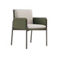 Faux Leather Contemporary Dining Room Chair Matte Finish Solid Back Dining Arm Chair Green 1 Piece Clearhalo ' kitchen&dining_furn' 'Dining Chairs' 'Dining Tables & Seating' 'dining_chair' 'furn' 'furn_dining_chair' 'Furniture' 'furniture_dining_chair' 'Kitchen & Dining Furniture' 'kitchen' 3575054