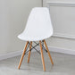 Contemporary Style Plastic Dining Room Chair Home Side Solid Back Armless Chair for Kitchen White 1 Piece Clearhalo ' kitchen&dining_furn' 'Dining Chairs' 'Dining Tables & Seating' 'dining_chair' 'Furniture' 'furniture_dining_chair' 'Kitchen & Dining Furniture' 'kitchen' 3575075