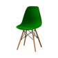 Contemporary Style Plastic Dining Room Chair Home Side Solid Back Armless Chair for Kitchen Blackish Green 1 Piece Clearhalo ' kitchen&dining_furn' 'Dining Chairs' 'Dining Tables & Seating' 'dining_chair' 'Furniture' 'furniture_dining_chair' 'Kitchen & Dining Furniture' 'kitchen' 3575101