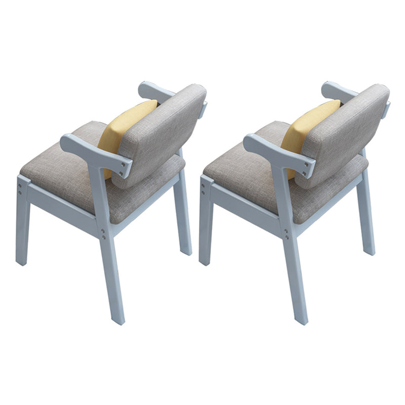 Glam Style Rubberwood Chairs Open Back Arm Dining Room Kitchen Chair Set Sky Blue 2 Piece Set Clearhalo ' kitchen&dining_furn' 'Dining Chairs' 'Dining Tables & Seating' 'dining_chair' 'furn' 'furn_dining_chair' 'Furniture' 'furniture_dining_chair' 'Kitchen & Dining Furniture' 'kitchen' 3575188