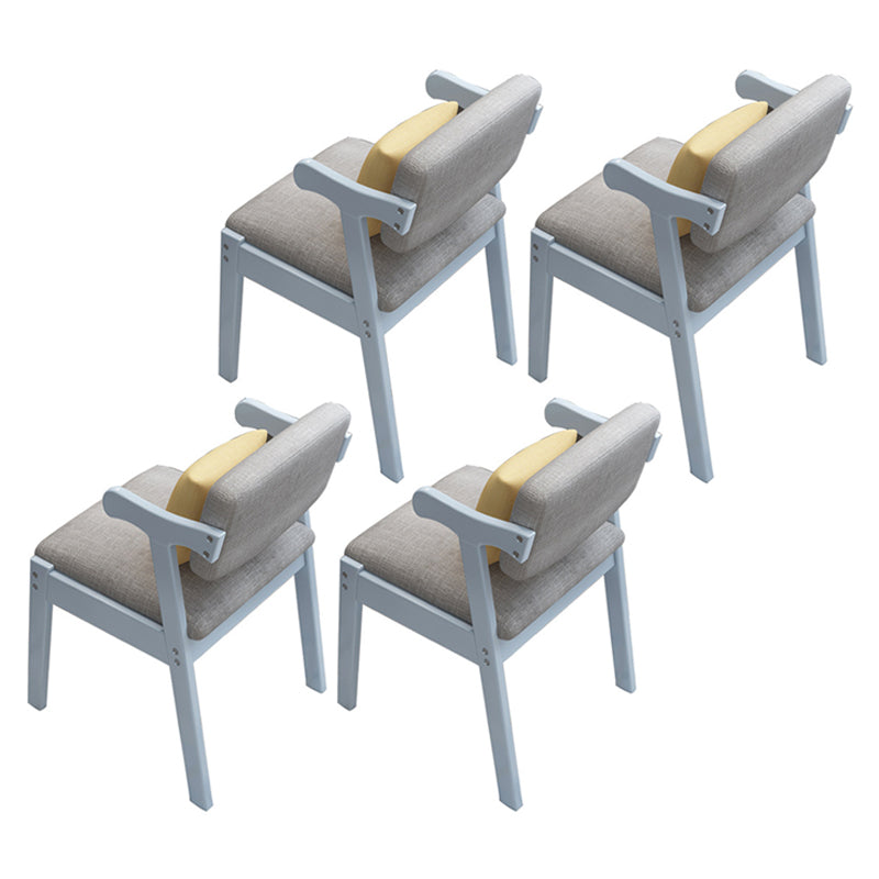 Glam Style Rubberwood Chairs Open Back Arm Dining Room Kitchen Chair Set Sky Blue 4 Piece Set Clearhalo ' kitchen&dining_furn' 'Dining Chairs' 'Dining Tables & Seating' 'dining_chair' 'furn' 'furn_dining_chair' 'Furniture' 'furniture_dining_chair' 'Kitchen & Dining Furniture' 'kitchen' 3575190