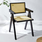 Wooden Dining Side Chairs Modern Indoor-Outdoor Open Back Dining Chair, 20'' Wide Black 1 Piece Clearhalo ' kitchen&dining_furn' 'Dining Chairs' 'Dining Tables & Seating' 'dining_chair' 'furn' 'furn_dining_chair' 'Furniture' 'furniture_dining_chair' 'Kitchen & Dining Furniture' 'kitchen' 3575246