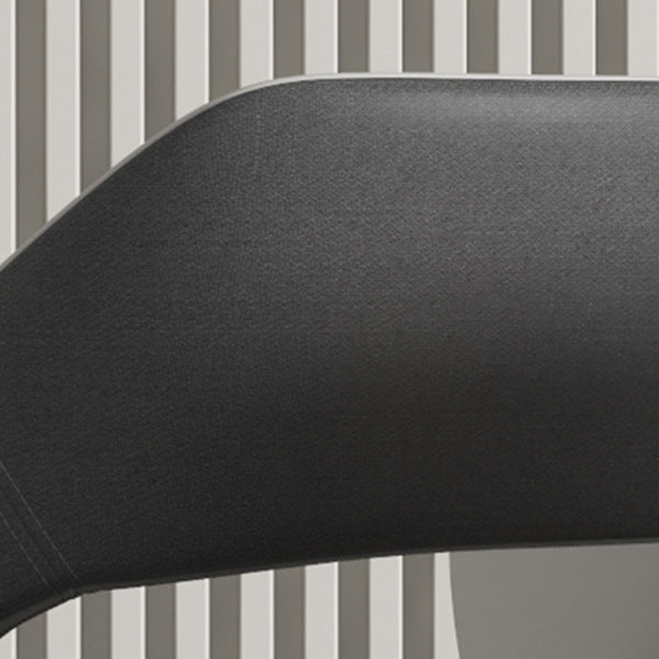 Modern Leather Dining Arm Chair Upholstered Open Back Armchair with Metal Legs Clearhalo ' kitchen&dining_furn' 'Dining Chairs' 'Dining Tables & Seating' 'dining_chair' 'furn' 'furn_dining_chair' 'Furniture' 'furniture_dining_chair' 'Kitchen & Dining Furniture' 'kitchen' 3575330