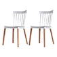Glam Style Wooden Side Chair Matte Finish Windsor Back Dining Chair for Coffee Shop White 2 Piece Set Clearhalo ' kitchen&dining_furn' 'Dining Chairs' 'Dining Tables & Seating' 'dining_chair' 'furn' 'furn_dining_chair' 'Furniture' 'furniture_dining_chair' 'Kitchen & Dining Furniture' 'kitchen' 3575350