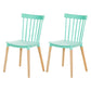 Glam Style Wooden Side Chair Matte Finish Windsor Back Dining Chair for Coffee Shop Blue 2 Piece Set Clearhalo ' kitchen&dining_furn' 'Dining Chairs' 'Dining Tables & Seating' 'dining_chair' 'furn' 'furn_dining_chair' 'Furniture' 'furniture_dining_chair' 'Kitchen & Dining Furniture' 'kitchen' 3575366