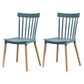 Glam Style Wooden Side Chair Matte Finish Windsor Back Dining Chair for Coffee Shop Blackish Green 2 Piece Set Clearhalo ' kitchen&dining_furn' 'Dining Chairs' 'Dining Tables & Seating' 'dining_chair' 'furn' 'furn_dining_chair' 'Furniture' 'furniture_dining_chair' 'Kitchen & Dining Furniture' 'kitchen' 3575369