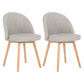 Scandinavian Home Side Chair Parsons Back Wood Upholstered Dining Room Chair Light Gray Leather 2 Piece Set Clearhalo ' kitchen&dining_furn' 'Dining Chairs' 'Dining Tables & Seating' 'dining_chair' 'furn' 'furn_dining_chair' 'Furniture' 'furniture_dining_chair' 'Kitchen & Dining Furniture' 'kitchen' 3575454