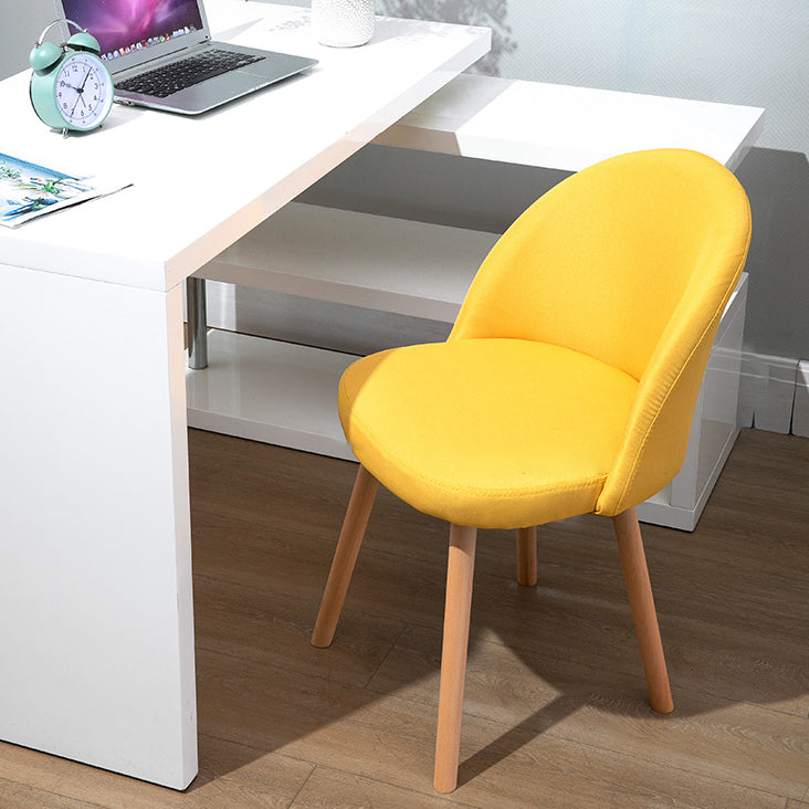 Scandinavian Home Side Chair Parsons Back Wood Upholstered Dining Room Chair Clearhalo ' kitchen&dining_furn' 'Dining Chairs' 'Dining Tables & Seating' 'dining_chair' 'furn' 'furn_dining_chair' 'Furniture' 'furniture_dining_chair' 'Kitchen & Dining Furniture' 'kitchen' 3575456