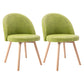 Scandinavian Home Side Chair Parsons Back Wood Upholstered Dining Room Chair Green Leather 2 Piece Set Clearhalo ' kitchen&dining_furn' 'Dining Chairs' 'Dining Tables & Seating' 'dining_chair' 'furn' 'furn_dining_chair' 'Furniture' 'furniture_dining_chair' 'Kitchen & Dining Furniture' 'kitchen' 3575477