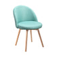 Scandinavian Home Side Chair Parsons Back Wood Upholstered Dining Room Chair Mint Green Fabric 1 Piece Clearhalo ' kitchen&dining_furn' 'Dining Chairs' 'Dining Tables & Seating' 'dining_chair' 'furn' 'furn_dining_chair' 'Furniture' 'furniture_dining_chair' 'Kitchen & Dining Furniture' 'kitchen' 3575488