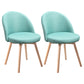 Scandinavian Home Side Chair Parsons Back Wood Upholstered Dining Room Chair Mint Green Fabric 2 Piece Set Clearhalo ' kitchen&dining_furn' 'Dining Chairs' 'Dining Tables & Seating' 'dining_chair' 'furn' 'furn_dining_chair' 'Furniture' 'furniture_dining_chair' 'Kitchen & Dining Furniture' 'kitchen' 3575489