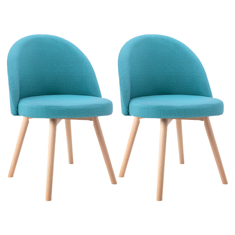 Scandinavian Home Side Chair Parsons Back Wood Upholstered Dining Room Chair Mint Green Leather 2 Piece Set Clearhalo ' kitchen&dining_furn' 'Dining Chairs' 'Dining Tables & Seating' 'dining_chair' 'furn' 'furn_dining_chair' 'Furniture' 'furniture_dining_chair' 'Kitchen & Dining Furniture' 'kitchen' 3575492