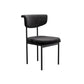 Glam Style Upholstered Side Chair Matte Finish Open Back Dining Chair for Home Use Clearhalo ' kitchen&dining_furn' 'Dining Chairs' 'Dining Tables & Seating' 'dining_chair' 'furn' 'furn_dining_chair' 'Furniture' 'furniture_dining_chair' 'Kitchen & Dining Furniture' 'kitchen' 3575562