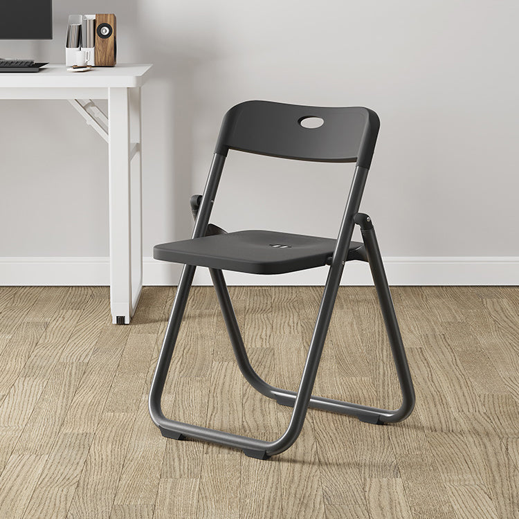 Contemporary Plastic Dining Chair Open Back Chair with 4 Legs for Home Use Black 1 Piece Clearhalo ' kitchen&dining_furn' 'Dining Chairs' 'Dining Tables & Seating' 'dining_chair' 'furn' 'furn_dining_chair' 'Furniture' 'furniture_dining_chair' 'Kitchen & Dining Furniture' 'kitchen' 3575577