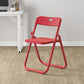 Contemporary Plastic Dining Chair Open Back Chair with 4 Legs for Home Use Red 1 Piece Clearhalo ' kitchen&dining_furn' 'Dining Chairs' 'Dining Tables & Seating' 'dining_chair' 'furn' 'furn_dining_chair' 'Furniture' 'furniture_dining_chair' 'Kitchen & Dining Furniture' 'kitchen' 3575589