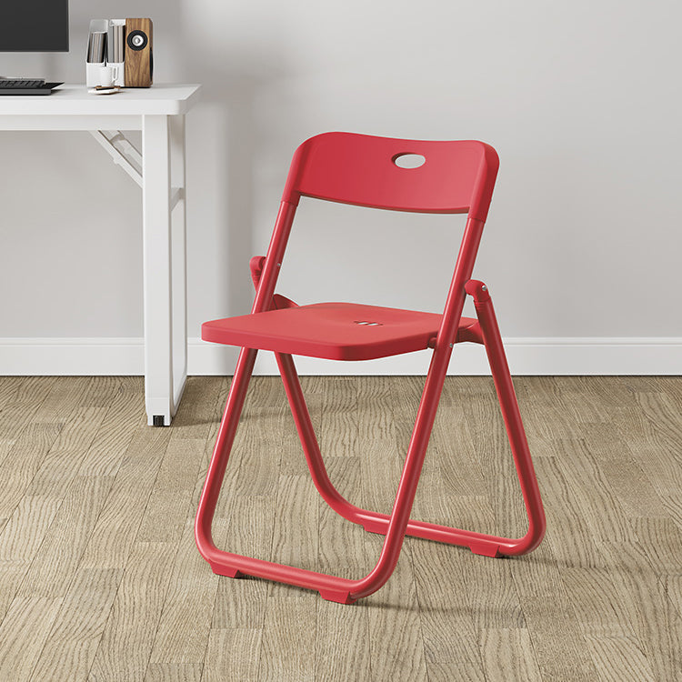 Contemporary Plastic Dining Chair Open Back Chair with 4 Legs for Home Use Red 1 Piece Clearhalo ' kitchen&dining_furn' 'Dining Chairs' 'Dining Tables & Seating' 'dining_chair' 'furn' 'furn_dining_chair' 'Furniture' 'furniture_dining_chair' 'Kitchen & Dining Furniture' 'kitchen' 3575589