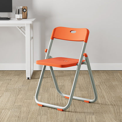 Contemporary Plastic Dining Chair Open Back Chair with 4 Legs for Home Use Orange 1 Piece Clearhalo ' kitchen&dining_furn' 'Dining Chairs' 'Dining Tables & Seating' 'dining_chair' 'furn' 'furn_dining_chair' 'Furniture' 'furniture_dining_chair' 'Kitchen & Dining Furniture' 'kitchen' 3575595