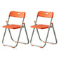 Contemporary Plastic Dining Chair Open Back Chair with 4 Legs for Home Use Orange 2 Piece Set Clearhalo ' kitchen&dining_furn' 'Dining Chairs' 'Dining Tables & Seating' 'dining_chair' 'furn' 'furn_dining_chair' 'Furniture' 'furniture_dining_chair' 'Kitchen & Dining Furniture' 'kitchen' 3575596
