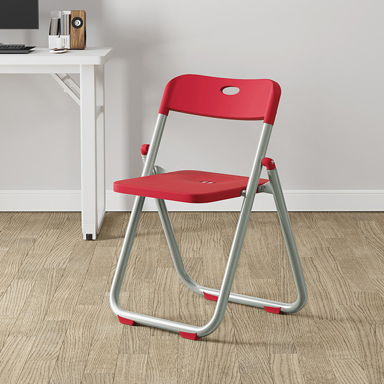 Contemporary Plastic Dining Chair Open Back Chair with 4 Legs for Home Use Rose Red 1 Piece Clearhalo ' kitchen&dining_furn' 'Dining Chairs' 'Dining Tables & Seating' 'dining_chair' 'furn' 'furn_dining_chair' 'Furniture' 'furniture_dining_chair' 'Kitchen & Dining Furniture' 'kitchen' 3575598