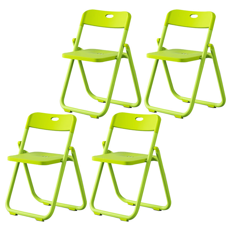 Contemporary Plastic Dining Chair Open Back Chair with 4 Legs for Home Use Olive Green 4 Piece Set Clearhalo ' kitchen&dining_furn' 'Dining Chairs' 'Dining Tables & Seating' 'dining_chair' 'furn' 'furn_dining_chair' 'Furniture' 'furniture_dining_chair' 'Kitchen & Dining Furniture' 'kitchen' 3575602