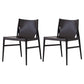Modern Style Solid Wood Side Chair Solid Back Dining Chair for Dinning Room Black 2 Piece Set Clearhalo ' kitchen&dining_furn' 'Dining Chairs' 'Dining Tables & Seating' 'dining_chair' 'furn' 'furn_dining_chair' 'Furniture' 'furniture_dining_chair' 'Kitchen & Dining Furniture' 'kitchen' 3575616